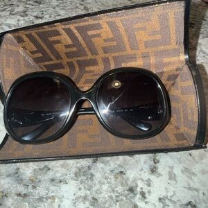 Fendi Black Oversized Sunglasses